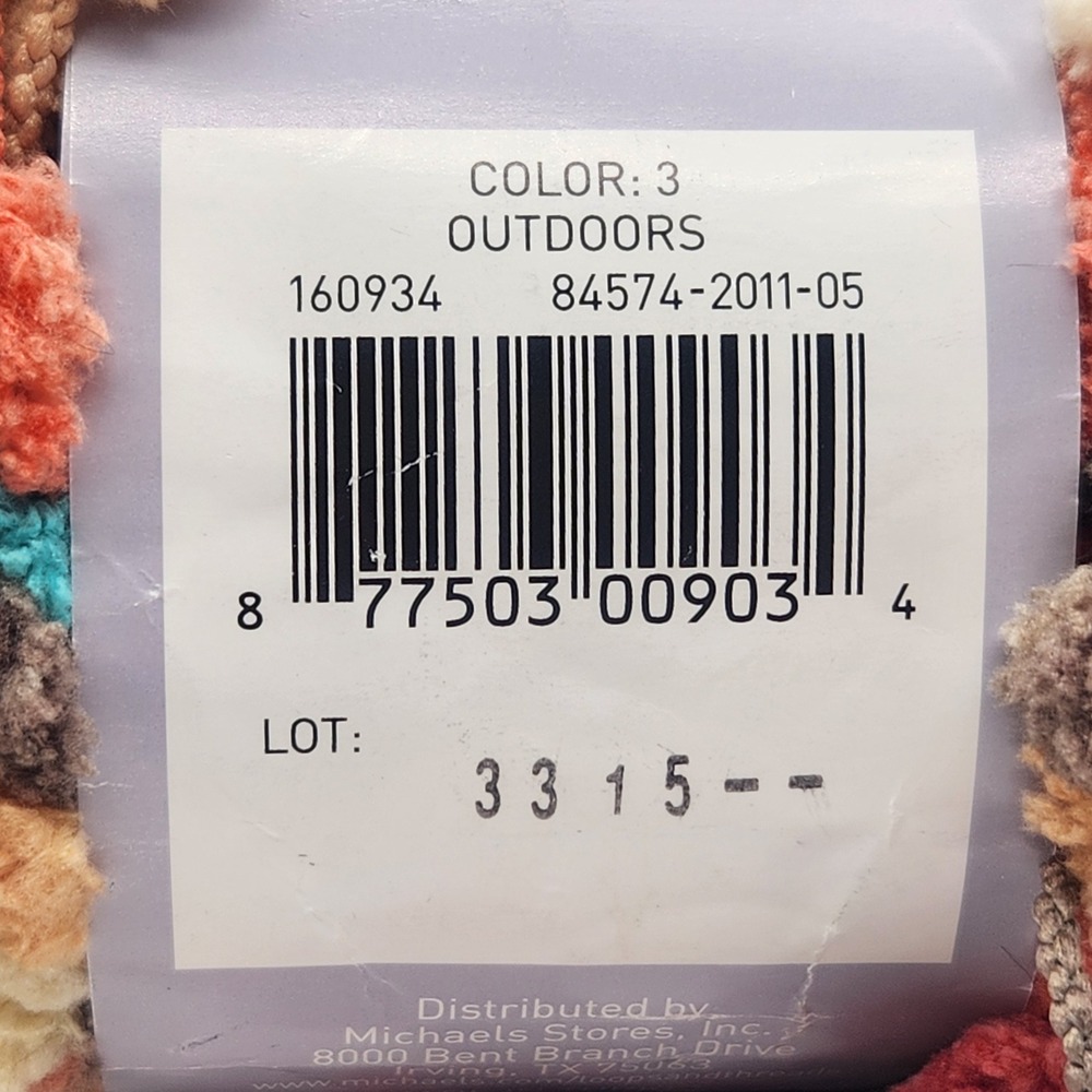 Loops & Threads Discontinued Pom-Pom Fashion Yarn Outdoors Super Bulky New Rare - Picture 7 of 7